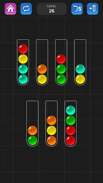 Ball Sort Puzzle - Color Game  [МОД Бесконечные деньги] Screenshot 1