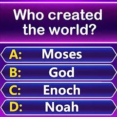 Взлом Bible Trivia - Word Quiz Game (Библейская викторина)  [МОД Все открыто] - последняя версия apk на Андроид