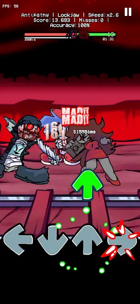 Antipathy Hank Madness Battle (ФНФ Антипатия Хенк 1 Мод)  [МОД Много денег] Screenshot 2