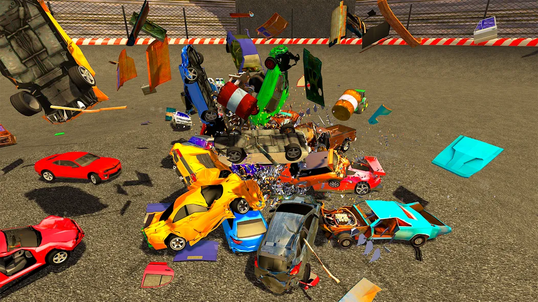 Demolition Derby Mad Car Crash (Дерби Деструкция Симулятор)  [МОД Unlocked] Screenshot 1
