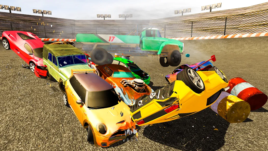 Demolition Derby Mad Car Crash (Дерби Деструкция Симулятор)  [МОД Unlocked] Screenshot 3