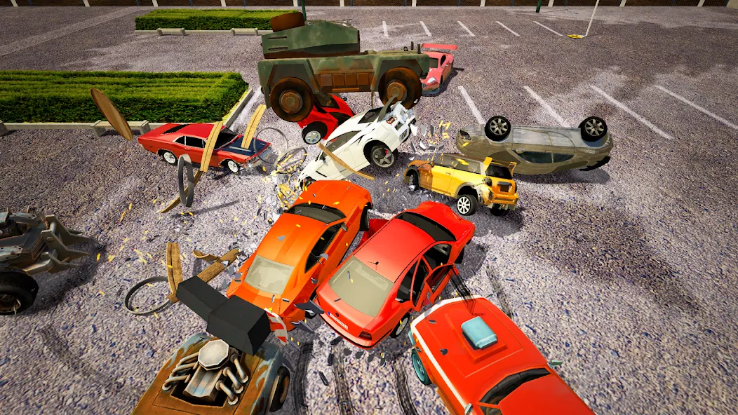 Demolition Derby Mad Car Crash (Дерби Деструкция Симулятор)  [МОД Unlocked] Screenshot 4