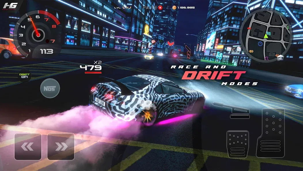 Heat Gear - Race & Drift World (Хит Гир)  [МОД Много монет] Screenshot 3