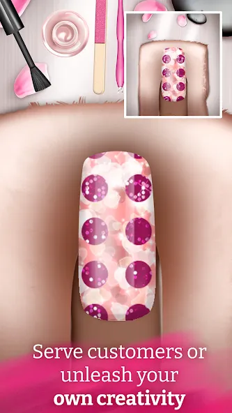Nail Art Fashion Salon Game  [МОД Меню] Screenshot 3