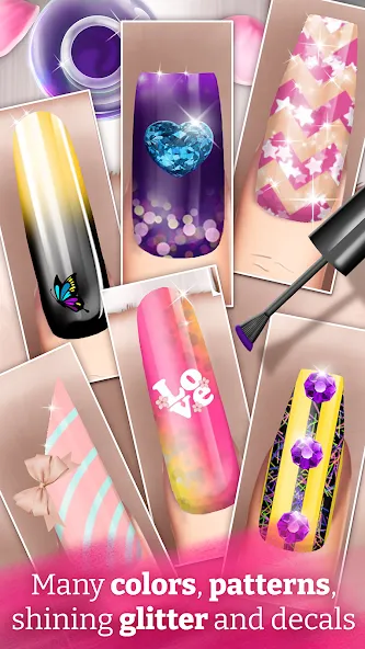 Nail Art Fashion Salon Game  [МОД Меню] Screenshot 4