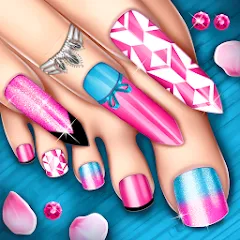 Скачать взлом Nail Art Fashion Salon Game  [МОД Меню] - последняя версия apk на Андроид