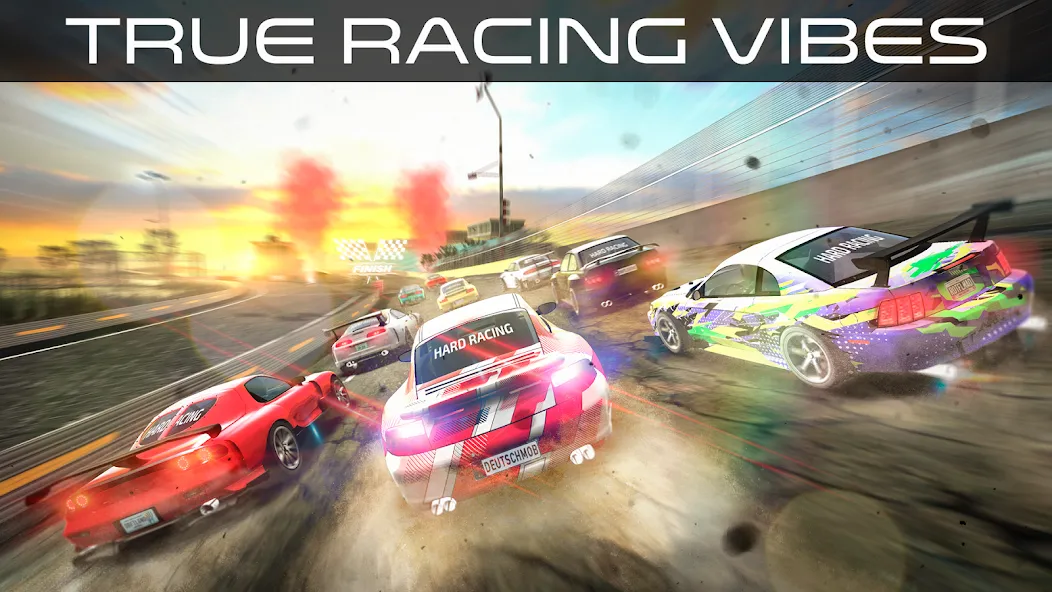 Hard Racing - Real Drag Racing (Хард Рейсинг)  [МОД Много монет] Screenshot 1