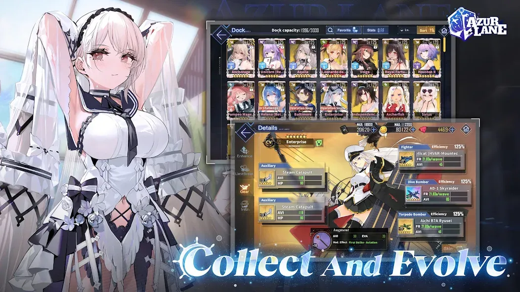 Azur Lane (Азур Лейн)  [МОД Бесконечные монеты] Screenshot 2