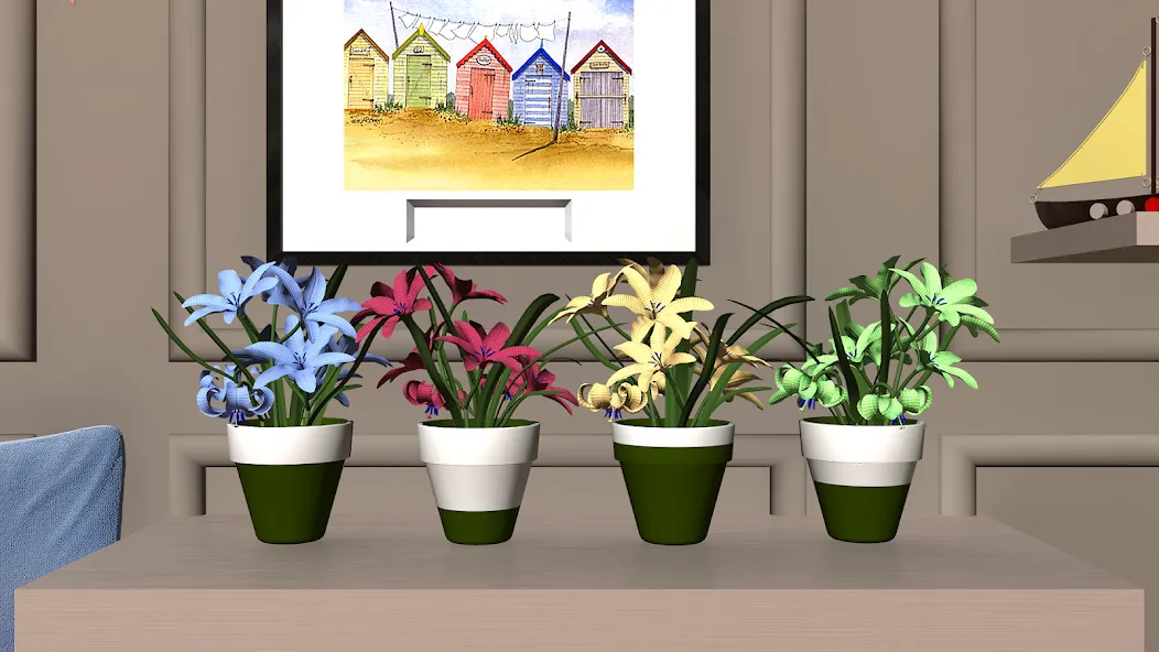 Four Rooms Escape 3 (Фор Румс Эскейп 3)  [МОД Menu] Screenshot 3