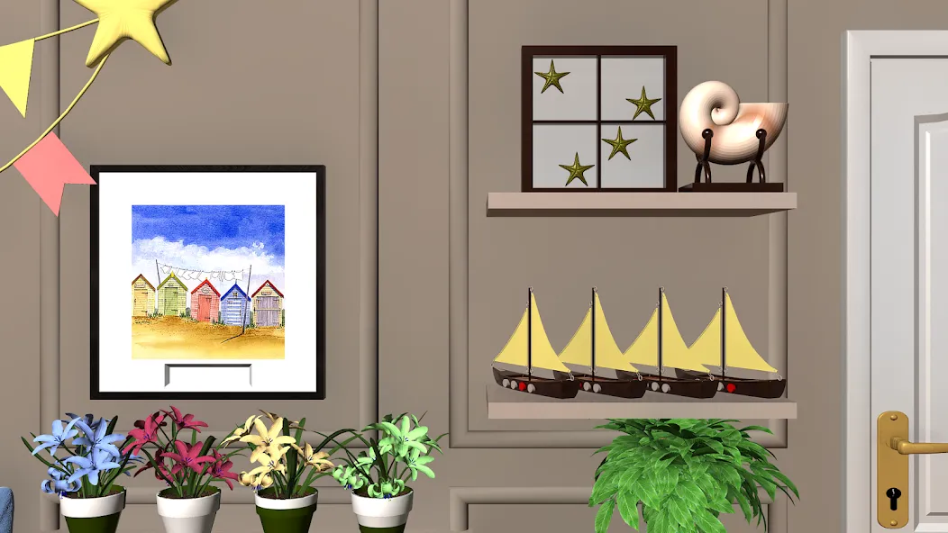 Four Rooms Escape 3 (Фор Румс Эскейп 3)  [МОД Menu] Screenshot 4