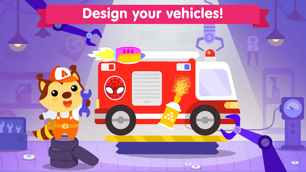 Car games for kids & toddler  [МОД Unlocked] Screenshot 2