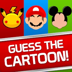 Скачать взлом Guess the Cartoon Character (Догадайтесь кто из мультяшного персонажа)  [МОД Много монет] - полная версия apk на Андроид