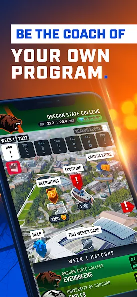 The Program: College Football (Зе Програм)  [МОД Бесконечные монеты] Screenshot 1