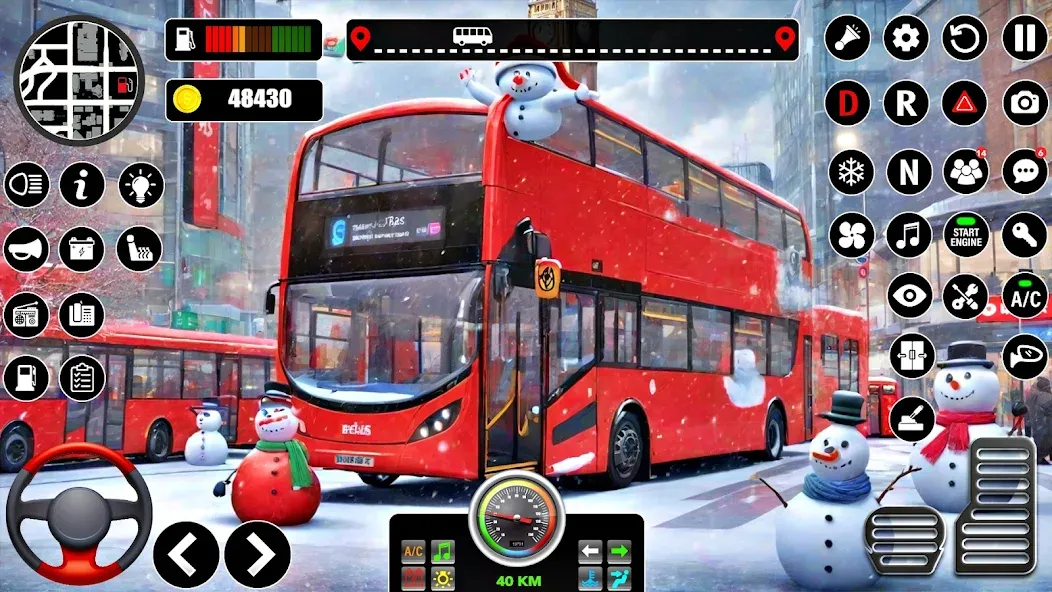 Bus Simulator 3D Bus Games (Городское автобусное симуляторение)  [МОД Меню] Screenshot 5