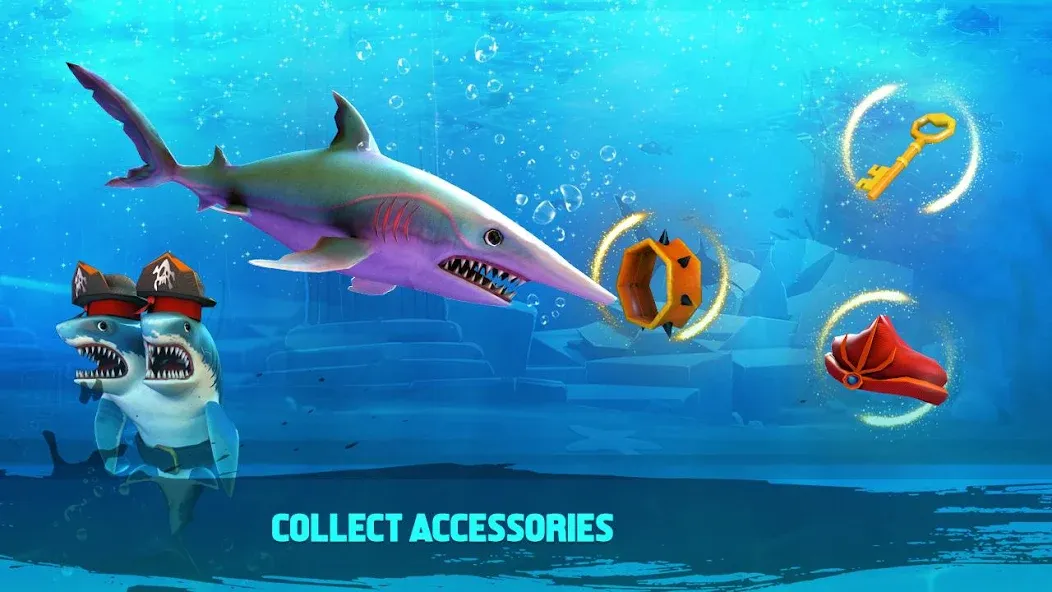 Double Head Shark Attack PVP  [МОД Mega Pack] Screenshot 3