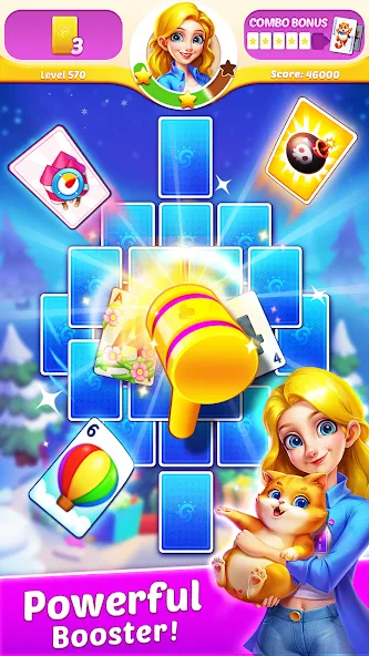 Solitaire Tripeaks Diary  [МОД Mega Pack] Screenshot 5