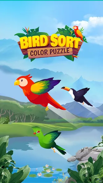 Bird Sort - Color Puzzle  [МОД Menu] Screenshot 5