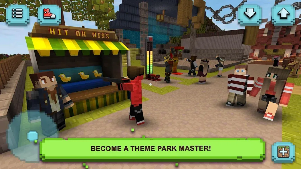 Theme Park Craft: Build & Ride  [МОД Меню] Screenshot 4