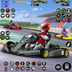 Взломанная Buggy Race: Kart Racing Games  [МОД Mega Pack] - последняя версия apk на Андроид