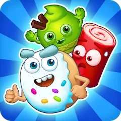 Скачать взлом Sugar Heroes - match 3 game  [МОД Unlimited Money] - полная версия apk на Андроид