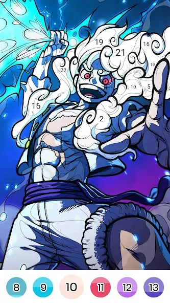 Color Fan - Color By Number (Цветной веер)  [МОД Mega Pack] Screenshot 3