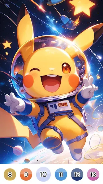 Color Fan - Color By Number (Цветной веер)  [МОД Mega Pack] Screenshot 5