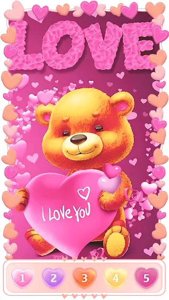 Love, Heart Coloring Book  [МОД Все открыто] Screenshot 4