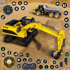 Скачать взлом Construction Dump Truck Game (Конструкционный симулятор самосвала)  [МОД Unlocked] - стабильная версия apk на Андроид