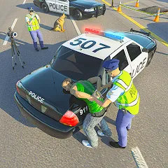 Взлом Police Simulator Job Cop Game  [МОД Unlimited Money] - последняя версия apk на Андроид