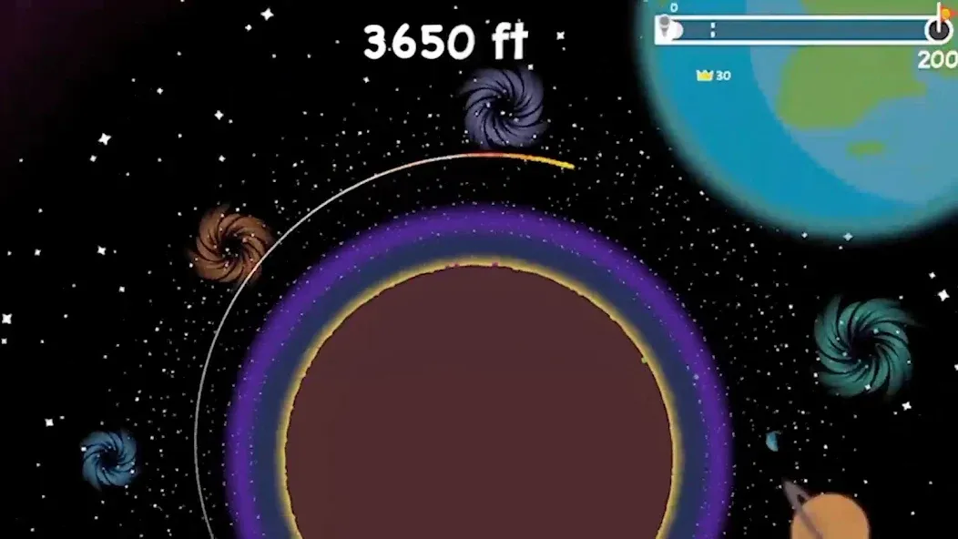 Golf Orbit: Oneshot Golf Games  [МОД Бесконечные деньги] Screenshot 3