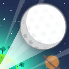 Скачать взломанную Golf Orbit: Oneshot Golf Games  [МОД Бесконечные деньги] - полная версия apk на Андроид