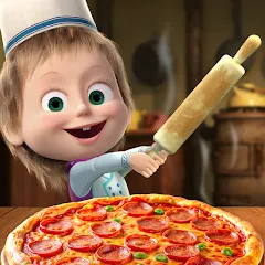 Взлом Masha and the Bear Pizza Maker  [МОД Все открыто] - последняя версия apk на Андроид