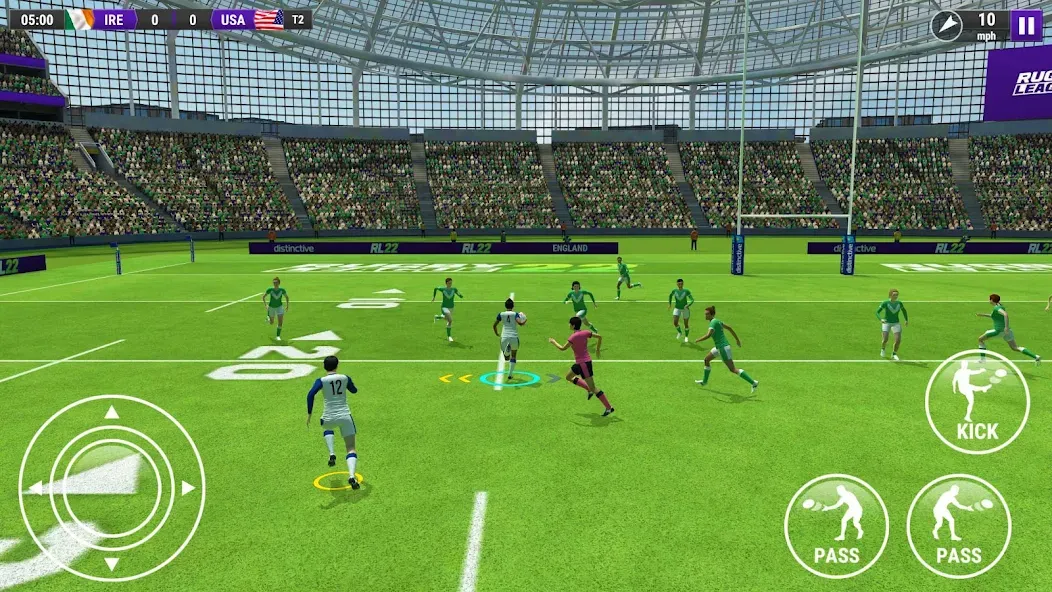 Rugby League 22 (Рубиги Лига 22)  [МОД Бесконечные деньги] Screenshot 2