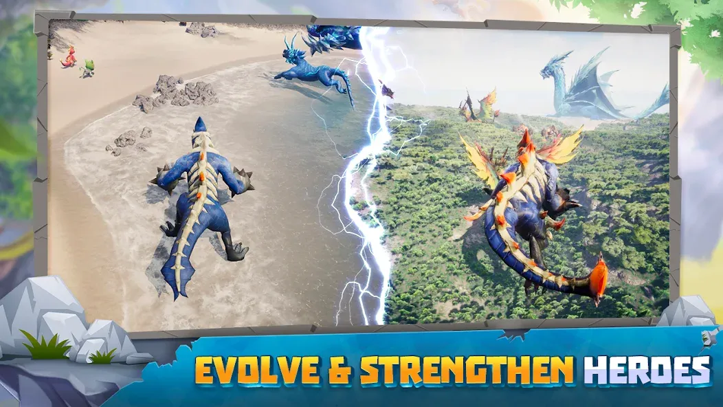 Summon Dragons (Саммон Драгонс)  [МОД Все открыто] Screenshot 1