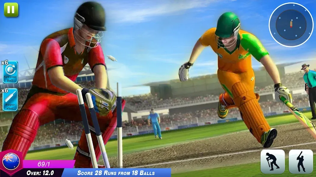 World Cricket Games Offline  [МОД Много монет] Screenshot 4