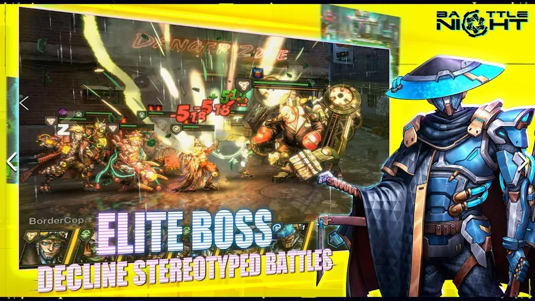 Battle Night: Cyberpunk RPG (Бэтл Найт)  [МОД Unlocked] Screenshot 2