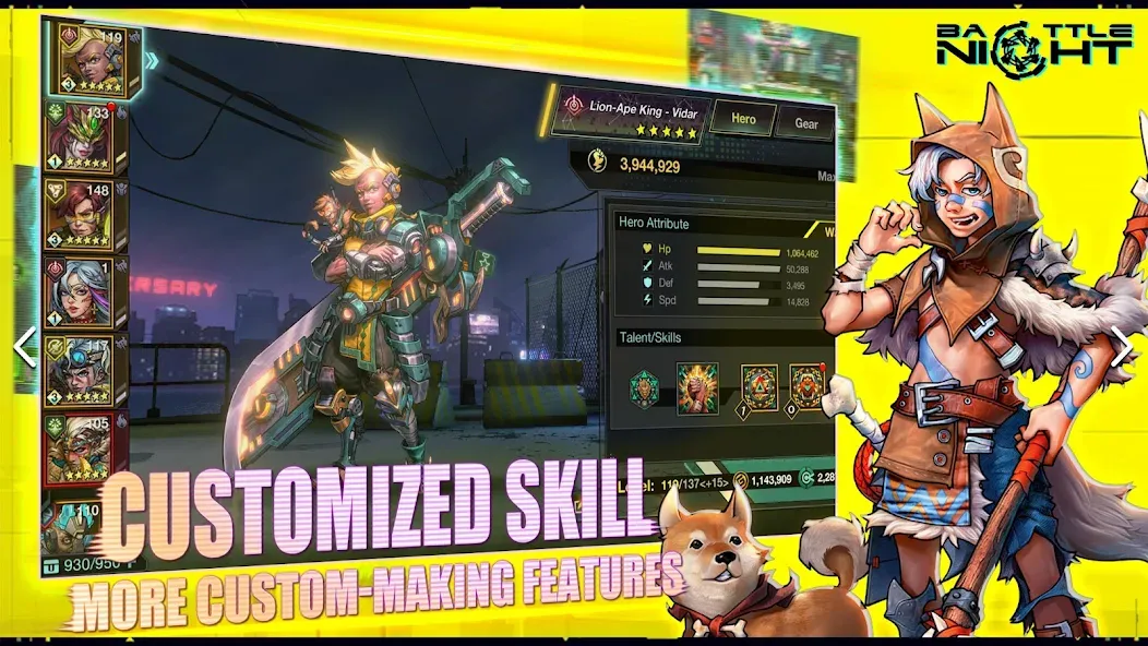 Battle Night: Cyberpunk RPG (Бэтл Найт)  [МОД Unlocked] Screenshot 5