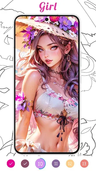 Coloring Games-Color By Number  [МОД Unlimited Money] Screenshot 3