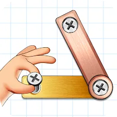 Взлом X-ヒーロー：ビス打ちの達人！  [МОД Бесконечные монеты] - полная версия apk на Андроид