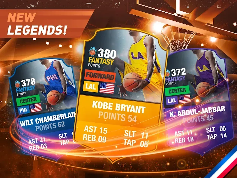 Basketball Fantasy Manager NBA  [МОД Unlimited Money] Screenshot 4