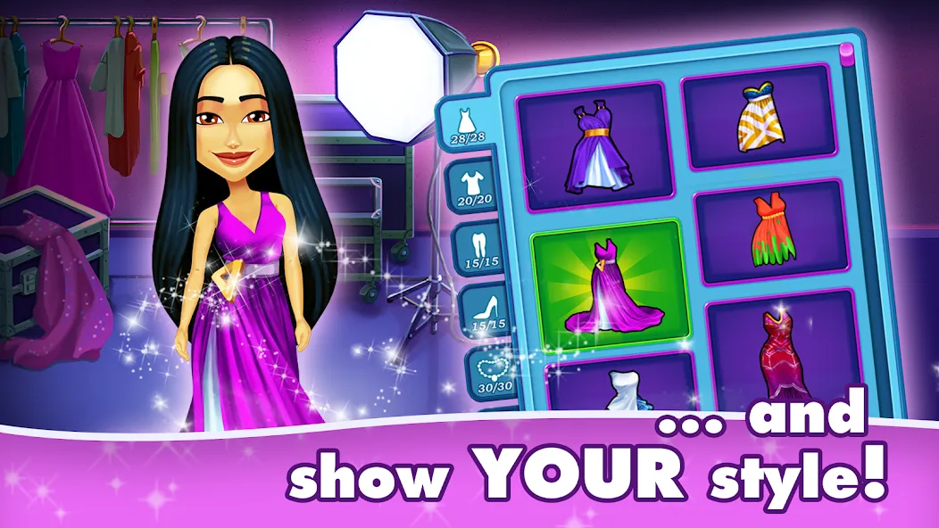 Fabulous 5: Fashion & Dress-up (Фэбюлс)  [МОД Unlimited Money] Screenshot 4
