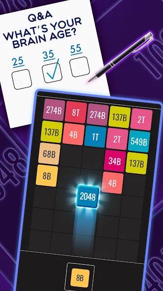 Join Blocks 2048 Number Puzzle (Джоин Блокс)  [МОД Меню] Screenshot 2