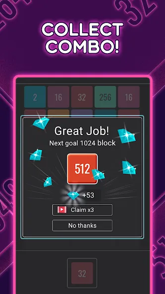 Join Blocks 2048 Number Puzzle (Джоин Блокс)  [МОД Меню] Screenshot 4