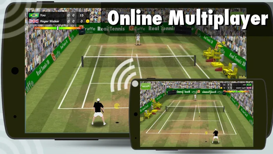 Tennis Champion 3D - Online Sp  [МОД Все открыто] Screenshot 2