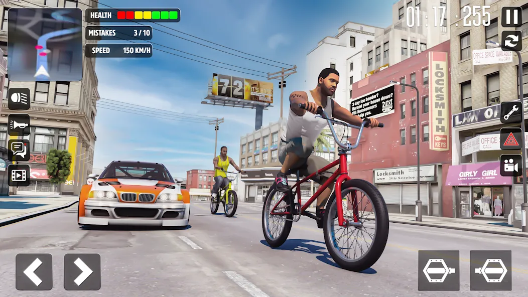 Cycle Stunt Games: Cycle Game (Оффроад Велосипедист )  [МОД Много монет] Screenshot 1