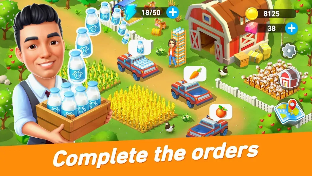 Goodville: Farm Game Adventure (Гудвилль)  [МОД Много монет] Screenshot 3