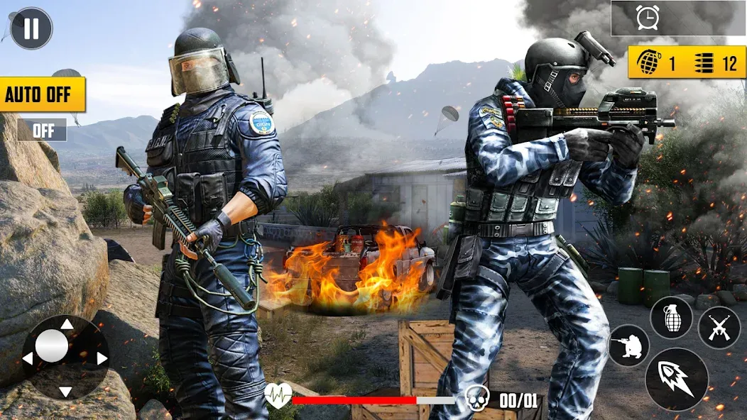 Gun Shooting Games Fps Offline  [МОД Mega Pack] Screenshot 5