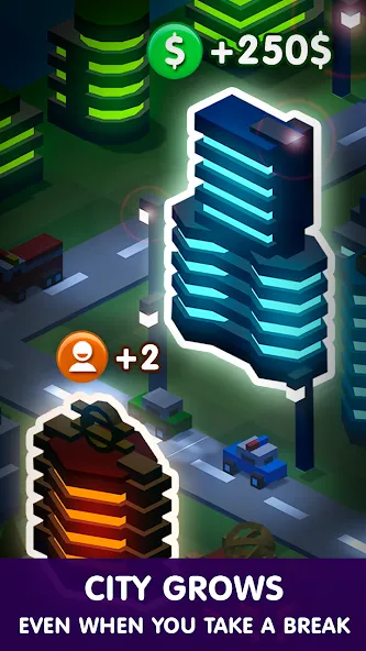 Tap Tap: Idle City Builder Sim  [МОД Unlocked] Screenshot 3