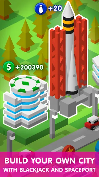 Tap Tap: Idle City Builder Sim  [МОД Unlocked] Screenshot 5