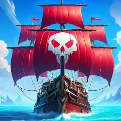 Скачать взломанную Pirate Ships・Build and Fight  [МОД Меню] - последняя версия apk на Андроид